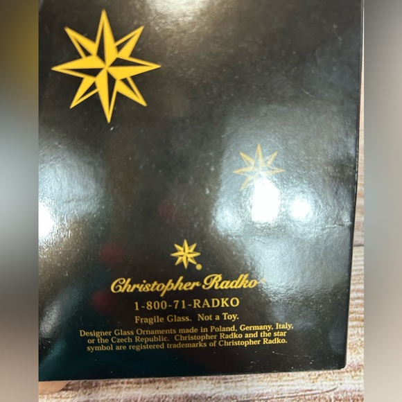 Christopher Radko FROSTY LEAF JR Glass Ornament Christmas Santa - Picture 5 of 6